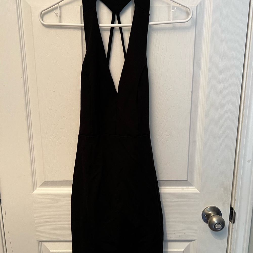 Black Halter Dress